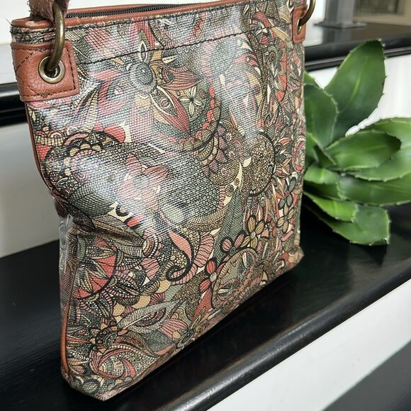 Sakroots Multicolor Floral Print Crossbody Shoulder Purse – Adjustable Strap, - Picture 4 of 7